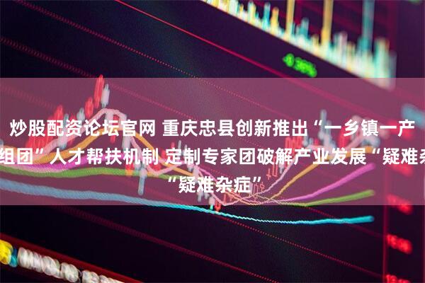 炒股配资论坛官网 重庆忠县创新推出“一乡镇一产业一组团”人才帮扶机制 定制专家团破解产业发展“疑难杂症”